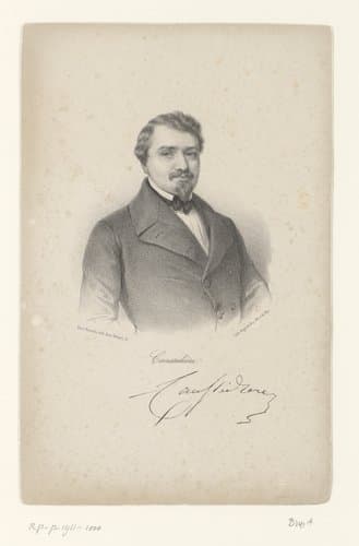 Portret van de revolutionair Marc Caussidière by Auguste Bry
