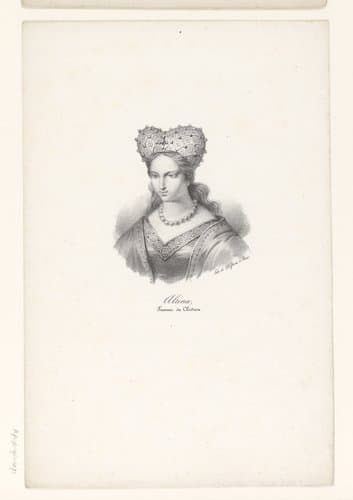 Portret van Altina by anonymous; veuve Delpech (Naudet)