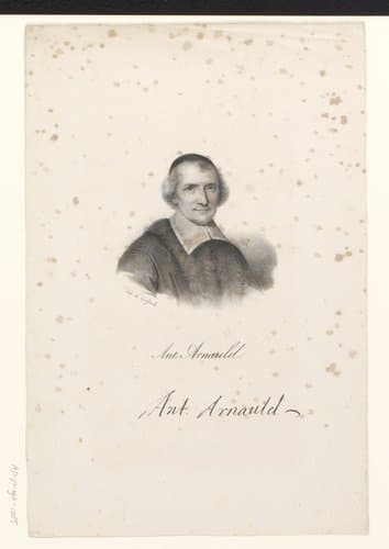 Portret van Antoine Arnauld by anonymous; veuve Delpech (Naudet)