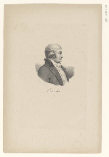 Portret van Jacques Antoine Marie de Cazalès by anonymous; veuve Delpech (Naudet)