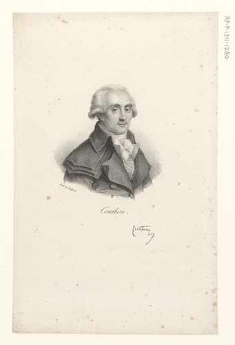 Portret van Georges Couthon by anonymous; veuve Delpech (Naudet)
