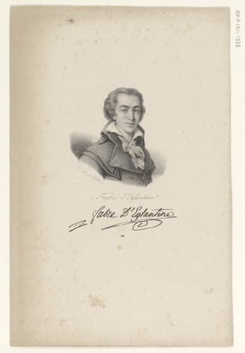 Portret van Fabre d'Églantine by anonymous; veuve Delpech (Naudet)