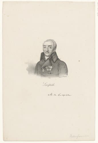 Portret van Bernard-Germain de Lacépède by anonymous; veuve Delpech (Naudet)