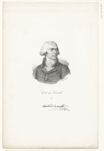 Portret van Charles-Malo-François de Lameth by anonymous; veuve Delpech (Naudet)