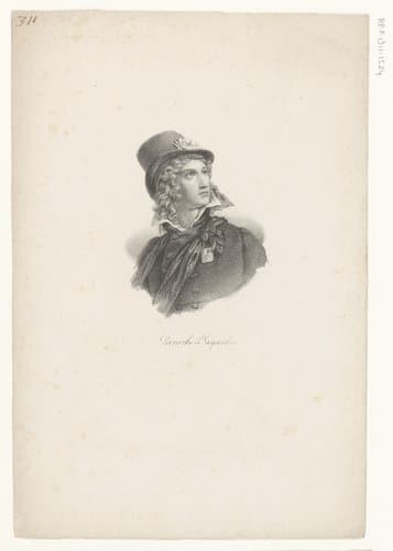 Portret van Henri de la Rochejaquelein by anonymous; veuve Delpech (Naudet)