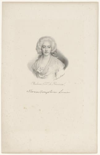 Portret van Portret van Maria Josephine van Savoye by anonymous; veuve Delpech (Naudet)