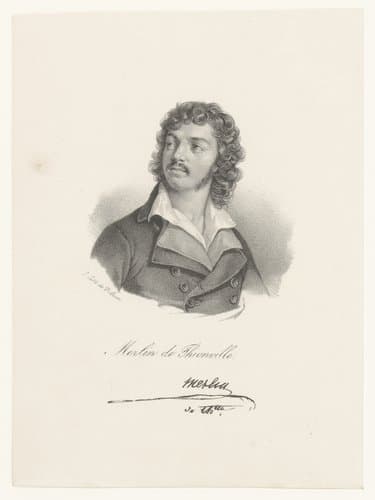 Portret van Antoine Christophe Merlin by anonymous; veuve Delpech (Naudet)