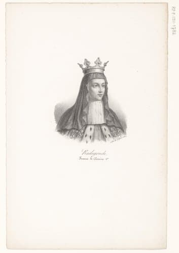 Radegonde, femme de Clotaire 1er by anonymous; veuve Delpech (Naudet)