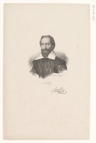 Portret van Maximilien de Béthune, hertog van Sully by anonymous; veuve Delpech (Naudet)
