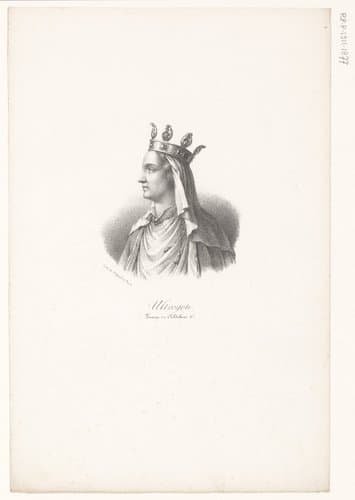 Ultrogote, femme de Childebert 1er by anonymous; veuve Delpech (Naudet)