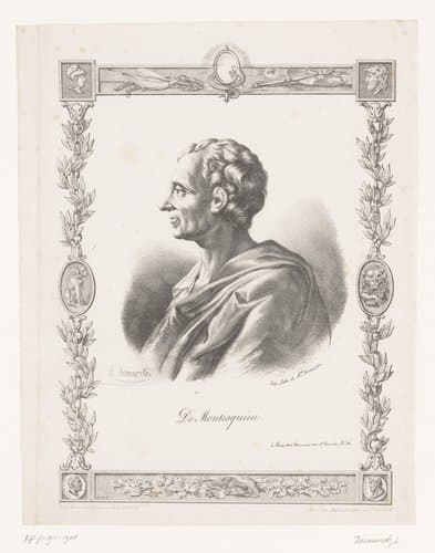 Portret van Charles de Montesquieu