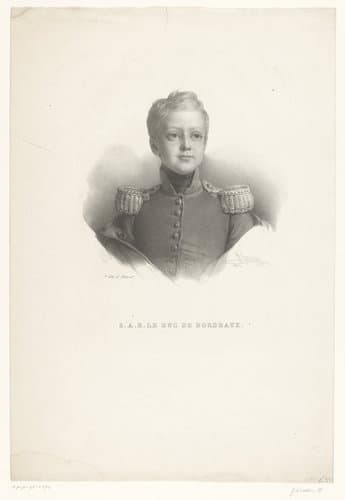 Portret van Henri d'Artois op vijfjarige leeftijd by Henri Grévedon