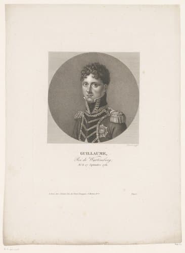 Portret van Willem I van Württemberg by J.L. Benoist (II)