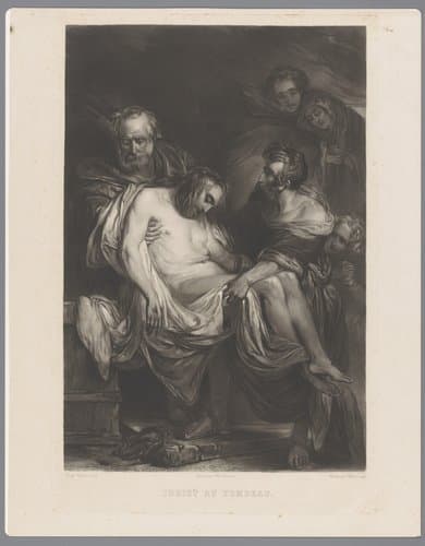 Portret van Eberhard van Württemberg en voorstelling van open deuren naar een vestibule