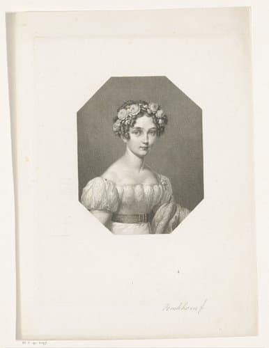 Portret van Elisabeth Ludovika van Beieren