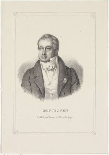 Portret van Guillaume Dupuytren by Wilhelmus Cornelis Chimaer van Oudendorp