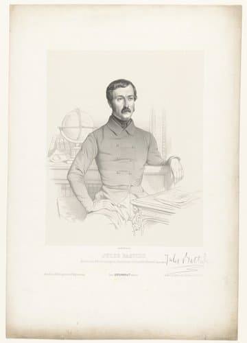 Portret van minister Jules Bastide by Marie Alexandre Alophe