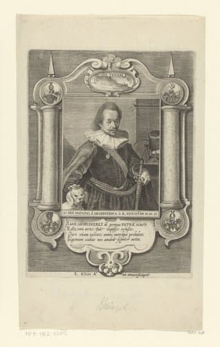 Portret van Johann Peter Hainzel von Degerstein by Lucas Kilian