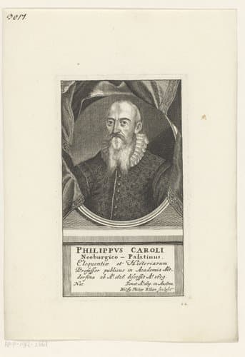 Portret van Philipp Caroli