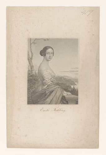Portret van een onbekende vrouw