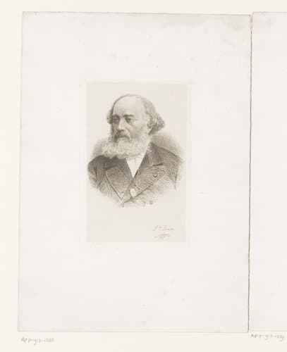 Portret van Pieter Génard by Jean Baptiste Pierre Michiels