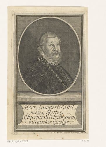 Portret van Lamprecht Distelmeyer by Georg Paul Busch