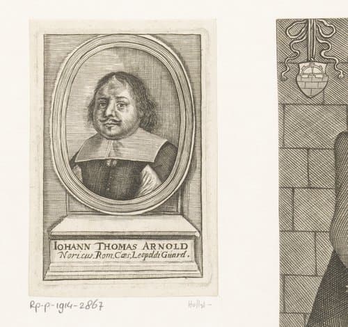 Portret van Johann Thomas Arnold by Michael Fennitzer