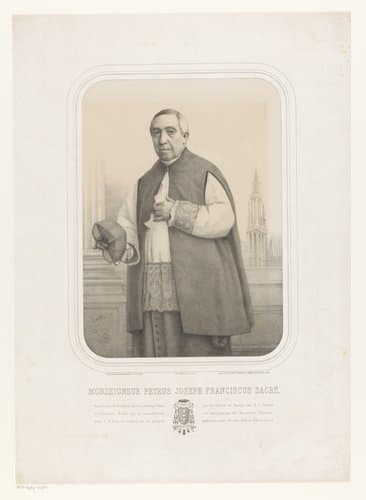 Portret van Petrus Joseph Franciscus by Joseph Kronke