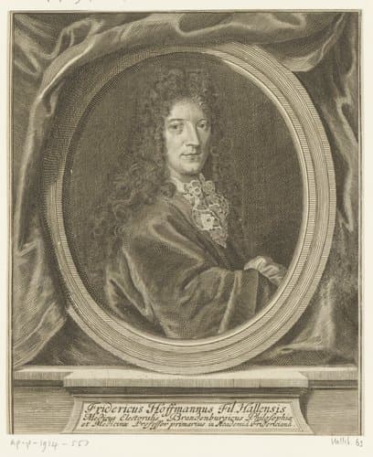 Portret van Friedrich Hoffmann by Elias Nessenthaler