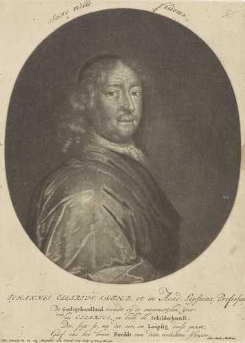 Portret van de theoloog Johann Olearius by Pieter Schenk (I)