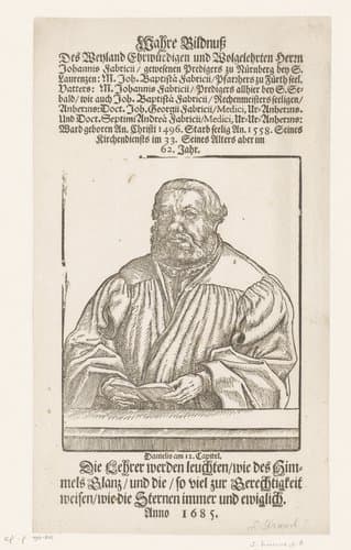 Portrait of Jakob Lucius (der Ältere)