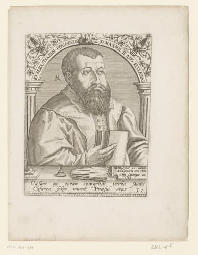 Portret van Johann Sebastian Pfauser by Robert Boissard