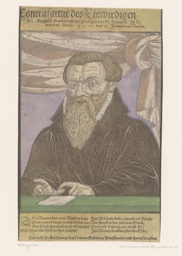 Portret van Gregor Sunderreitter by anonymous