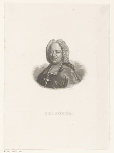 Portret van Henri François Xavier de Belsunce de Castelmoron by François Jacques Dequevauviller