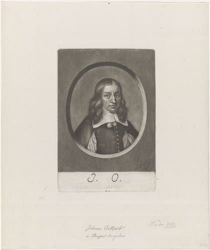 Portret van Johann Ockert by Johann Friedrich Leonard