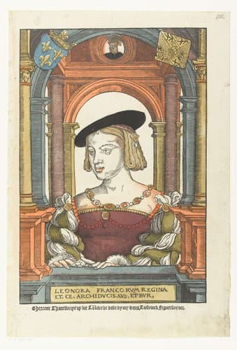 Portret van Eleonora van Frankrijk by Hans Liefrinck (I)