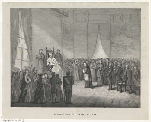 De Nederlandsche deputatie bij Z.H. Pius IX by Petrus Johannes Arendzen