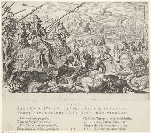 Ontzet van Wenen by Dirck Volckertsz. Coornhert