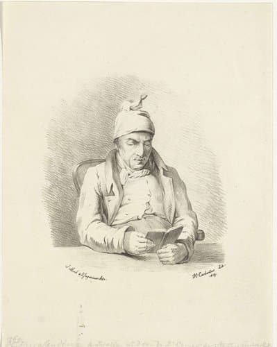 Portret van A. Sandberg by Hermanus Carbentus