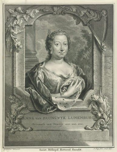 Portret van Anna van Hannover by Pieter Tanjé