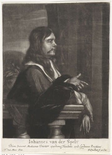 Portret van Johannes van der Spelt by Bernard Vaillant