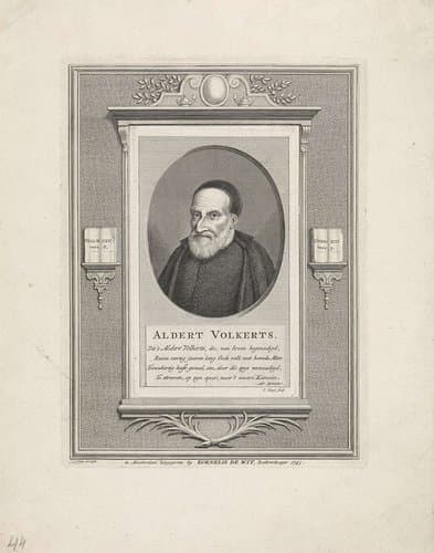 Portret van Aldert Volkerts by Pieter Tanjé