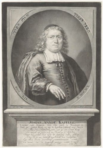 Portret van de predikant Josias van der Kapelle