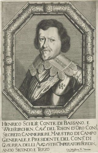 Portret van Heinrich Schlick by Cornelis Meyssens