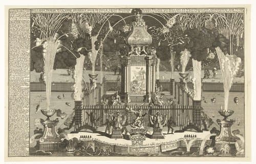 Vuurwerk ter ere van de vrede van Utrecht, 1713