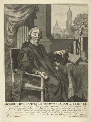 Portrait of Pieter van Dijck (prentmaker)