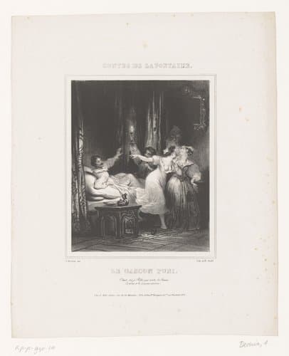 Le Gascon puni by Achille Devéria
