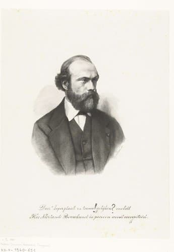Portret van P.J.H. Cuypers by Petrus Johannes Arendzen
