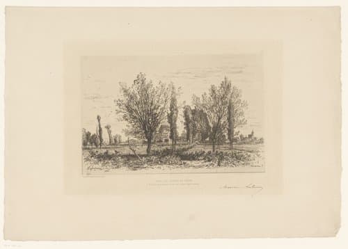 Dans les champs de Cénon.