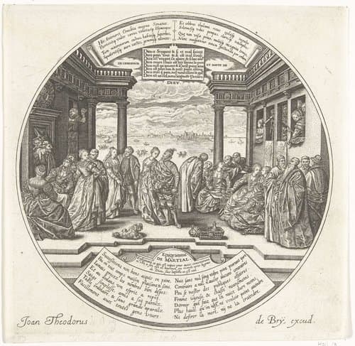 Het Venetiaanse Bal of de bruiloft van Antenor by Johann Theodor de Bry